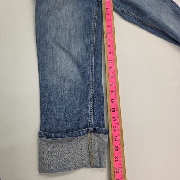 Banana Republic Trouser Jeans Womens 28/6 Low Rise Medium Wash Stretch Denim - Picture 13 of 14